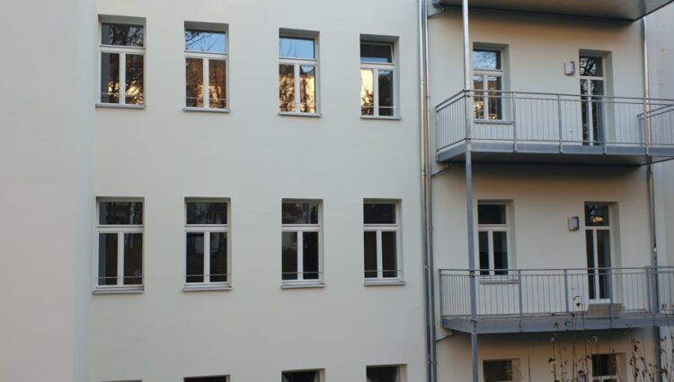 Rückfassade nachher